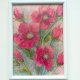 Akwarela w białej ramce Róze 18*14 cm