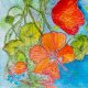 Akwarela w drewnianej ramce 15*20 cm
