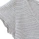 exclusive 100% linen T-shirt striped