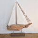 Żaglowiec, statek ze starego drewna /8/ rękodzieło, handmade