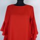 Zara prosta sukienka mini falbany / S
