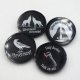 Przypinka gotycka z żywicy z wilkami pin_print Goth 003