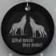 Brelok gotycki z żywicy z wilkami brelok_print Goth 004