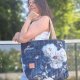 Pikowana duża torba shopper Amazonia