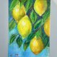 Gałązka cytryny Original Akwarela A4