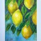 Gałązka cytryny Original Akwarela A4