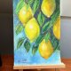 Gałązka cytryny Original Akwarela A4