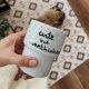CUTE BUT OVERTHINKER ręcznie malowany kubek barowy 350ML