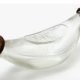 Antique hygienic english glass baby bottle - vintage Feeder - kolekcjonerska butelka na mleko