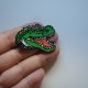 PIN PRZYPINKA BROSZKA KROKODYL GŁOWA KROKODYLA