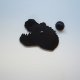 PIN PRZYPINKA BROSZKA KROKODYL GŁOWA KROKODYLA