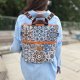Pikowany plecak torba 2w1 Lizbona