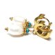 Pearls [white] perły vol. 23 - kolczyki