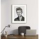PLAKAT - DAVID BOWIE - SERIA IKONY (A3) - wykonany z oryginalnego rysunku, prezent, dla niej niego