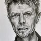 PLAKAT - DAVID BOWIE - SERIA IKONY (A3) - wykonany z oryginalnego rysunku, prezent, dla niej niego