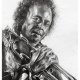 PLAKAT - MILES DAVIS - SERIA IKONY (A3) - wykonany z oryginalnego rysunku, prezent, dla niej niego