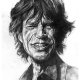 PLAKAT - MICK JAGGER - SERIA IKONY (A3) - wykonany z oryginalnego rysunku, prezent, dla niej niego