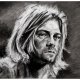 PLAKAT - KURT COBAIN - SERIA IKONY (A3) - wykonany z oryginalnego rysunku, prezent, dla niej niego