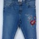 New Look Jenna skinny jeans haft dżins 16 / 44