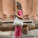 Torba Mr.m Pop khaki - uszy skóra naturalna