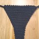Bikini szydełkowe czarne S