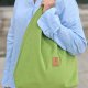 Welurowa torba Hobo Bonita Zielone Jabłuszko