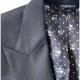 Dolce & Gabbana Jednorzędowa marynarka męska blazer ciemno szara wełna – rozmiar 50 Jednorzędowa marynarka męska blazer DOLCE & GABBANA Made in Italy.
