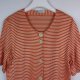 by Domina bluzka krótkie rękawy guziki vintage / 48 - XL