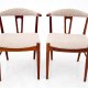 Dwa tekowe krzesła, duński design, lata 60.
