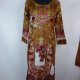 tradycyjny strój hinduski salwar kameez Indie bawełna / S