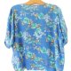 100% jedwab bluzka vintage top jedwabny
