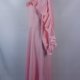 Shein rozkloszowana sukienka maxi pink / M