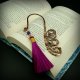 Miedziana zakładka do książki wire wrapping