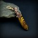 Brelok wire wrapping z tygrysim okiem