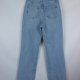 Zara szerokie spodnie jeans dziury / 38