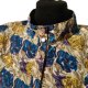 Bluzka vintage w niebieskie i żółte róże XL/2XL