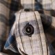 Koszula męska w kratę Caterpillar L/XL logowana 100% bawełna klasyczna zapinana na guziki casual streetwear praca