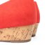 Buty na koturnie vintage peep toe Debenhams czółenka bez palców