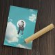 Plakat minimalistyczny - Zakochana para ( A2 - 42 x 59,4cm )