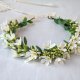 Zawilce i wiatr – romantyczny wianek ślubny, cottagecore, boho, ręcznie robiony
