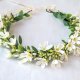 Zawilce i wiatr – romantyczny wianek ślubny, cottagecore, boho, ręcznie robiony