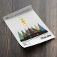Plakat midcentury - Chorzów ( 50x70 cm )