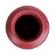 Bordowy, ceramiczny wazon MF Design, Niemcy lata 80.