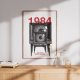 Plakat George Orwell - 1984  ( 40x50 cm )