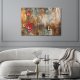 Obraz na płótnie - 100x70 cm - Kwiaty shabby chic (1-0732)