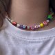 Wielokolorowy choker