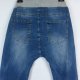 Spodnie jeans joggery ze ściągaczami / 48