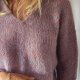 Sweter Print Pink