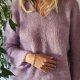 Sweter Print Pink