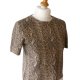 ZARA Bluzka print skóra węża panterka wężowy wzór cętki Animal print
